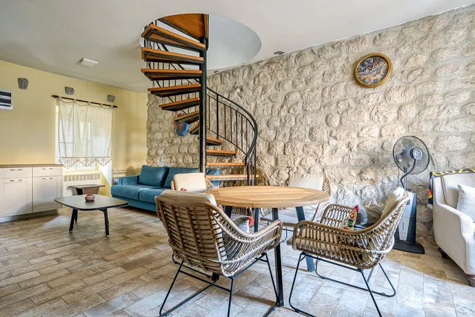 Stunning Stone Villa in Prčanj with Panoramic Bay Views